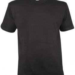 T shirt noir 180g Noir