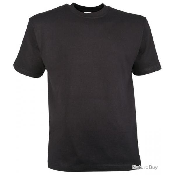 T shirt noir 180g Noir