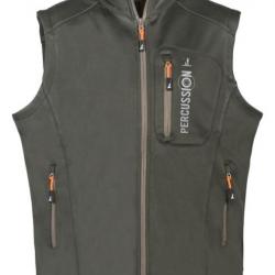 Gilet softshell 4XL KAKI MARRON