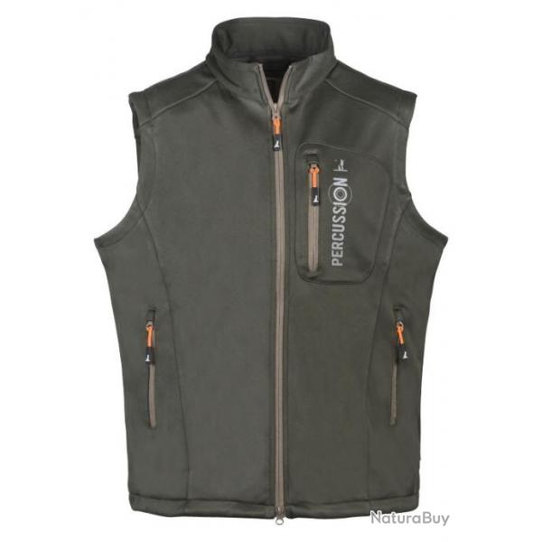 Gilet softshell 4XL KAKI MARRON