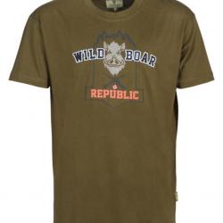 T-shirt wild boar republic ii KAKI 2XL