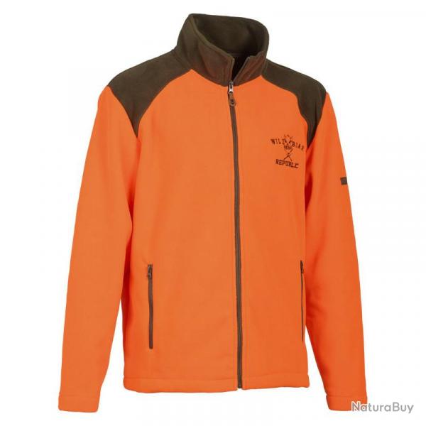 Blouson polaire wild boar republic Orange
