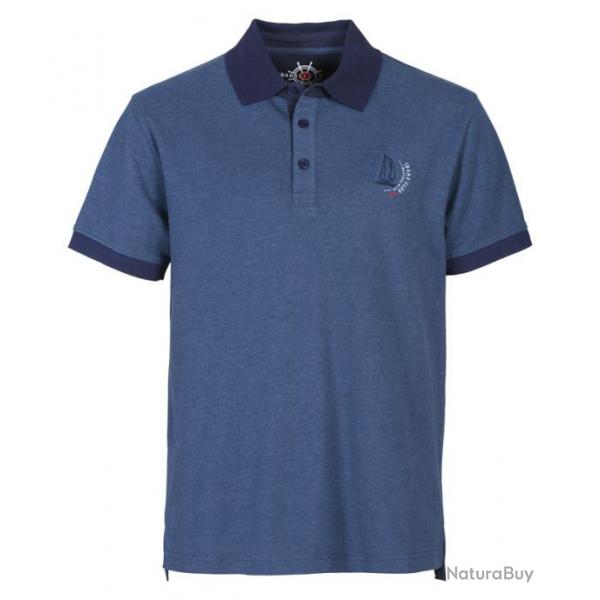 Polo blue wave Bleu 2XL