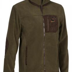 Blouson polairecor brode chasse 3XL KAKI BECASSE