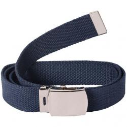 Ceinture toile unie Noir