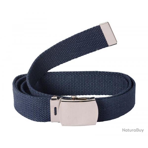 Ceinture toile unie Noir