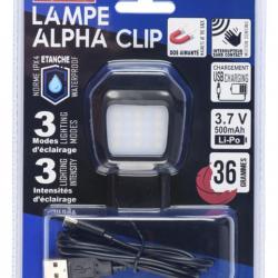 Lampe alpha clip Noir