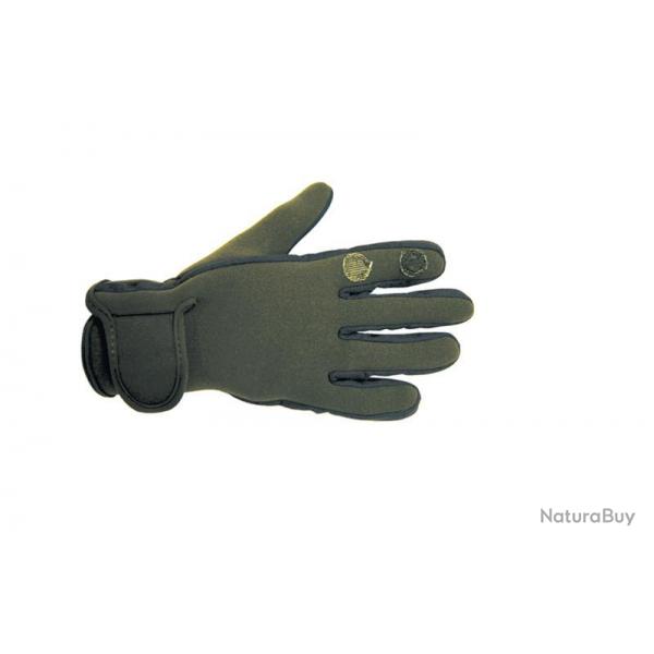 Gants chasse neoprene L KAKI