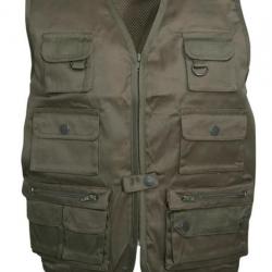 Gilet reporter enfant KAKI 10A