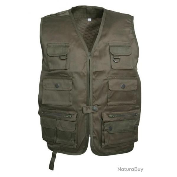 Gilet reporter enfant KAKI 10A