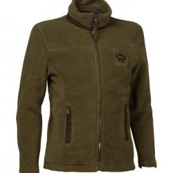 Blouson polaire enfant kaki 14A KAKI SANGLIER