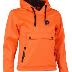 Sweatshirt a capuche enfant Orange 10A
