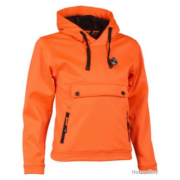 Sweatshirt a capuche enfant Orange 10A