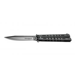 Couteau Boker magnum Balisong All Black 9,5 cm