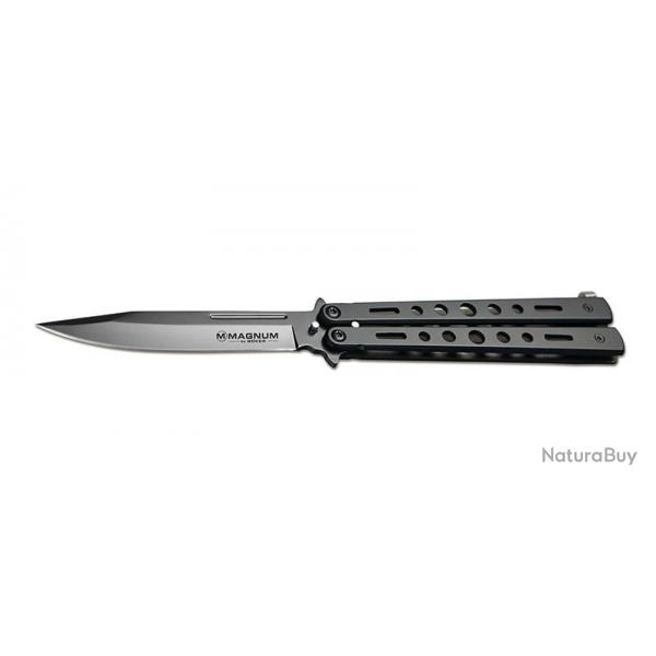 Couteau Boker magnum Balisong All Black 9,5 cm