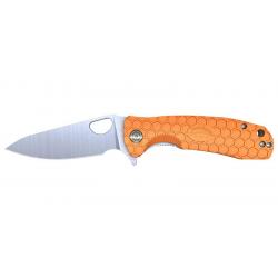 Couteau Honey Badger Leaf Large Orange 9,2 cm