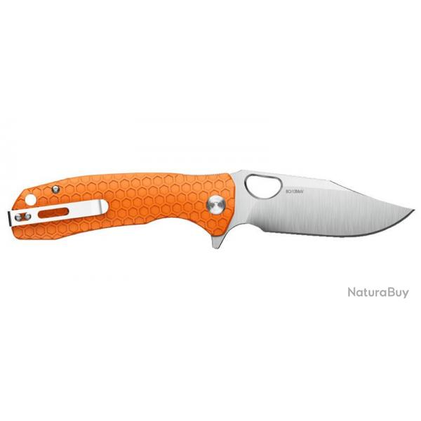 Couteau Honey Badger Flipper Small Orange 7,1 cm