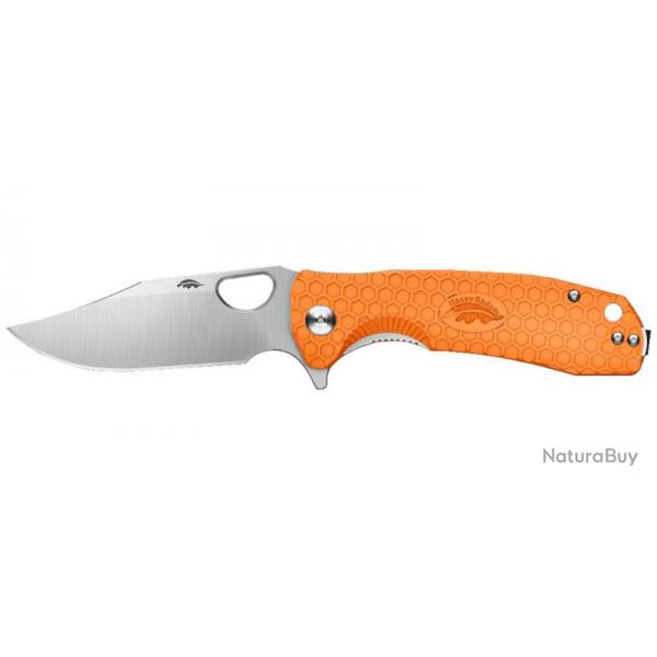 Couteau Honey Badger Flipper Medium Orange 8,1 cm