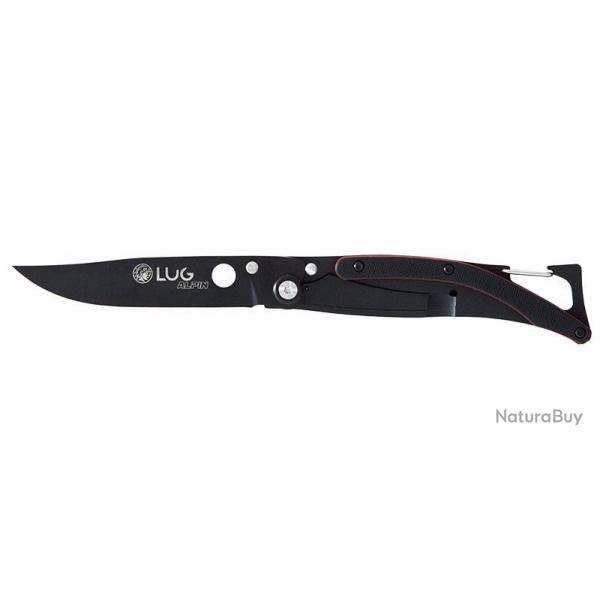 Couteau Lug SP1T Noir/Rouge 8 cm