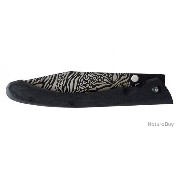 Couteau Lug C63 Animal Noir 8 cm