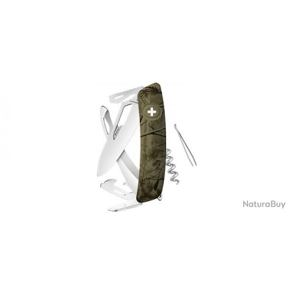 Couteau Swiza Hunter Olive 7,5 cm