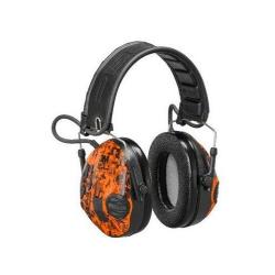 Casque aero Peltor sporttac coquilles vert/orange digital camo