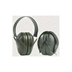 Casque Peltor anti bruit vert militaire avec serre-tete pliable