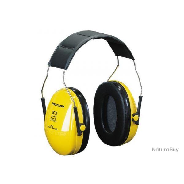 Casque Peltor optime i jaune - serre-tete