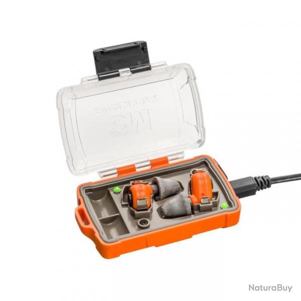 Kit de protection auditive eep 100 chasse rechargeable orange