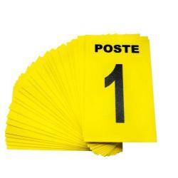 Jeu de 24 cartes de poste jaune + 3 neutres jaune