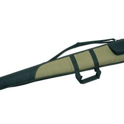 Etui fusil chirat 130 cm vert et noir avec poche