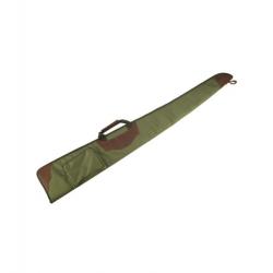 Etui fusil combe avec poche 130cm vert inserts cuir