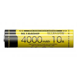 Accu Li-ion 18650 Hautes Performances 10A - Capacité 4000mAh