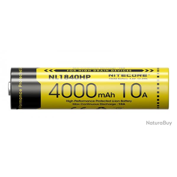 Accu Li-ion 18650 Hautes Performances 10A - Capacit 4000mAh