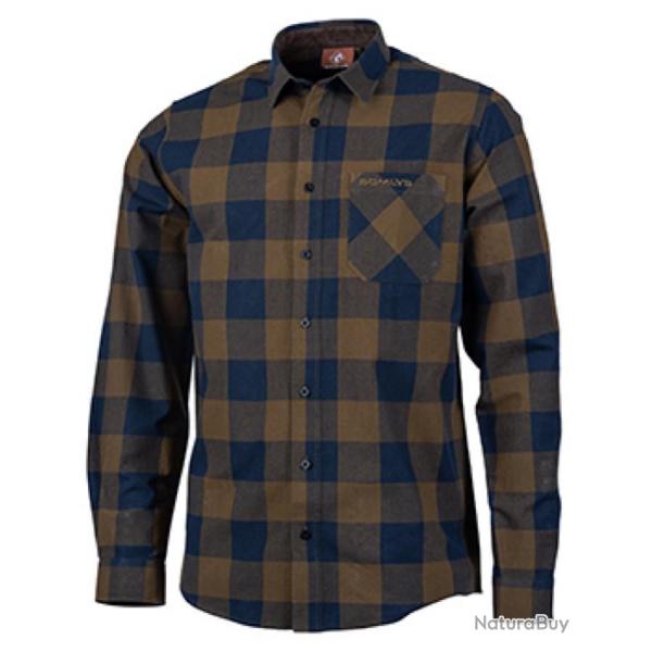 Chemise 100 coton carreaux vert Somlys