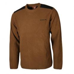 Pull col rond camel Somlys XXL