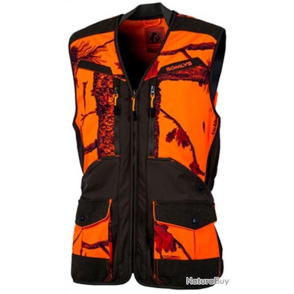 Gilet Newtek orange Somlys L