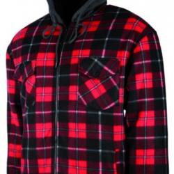 Chemise polaire sherpa rouge Treeland