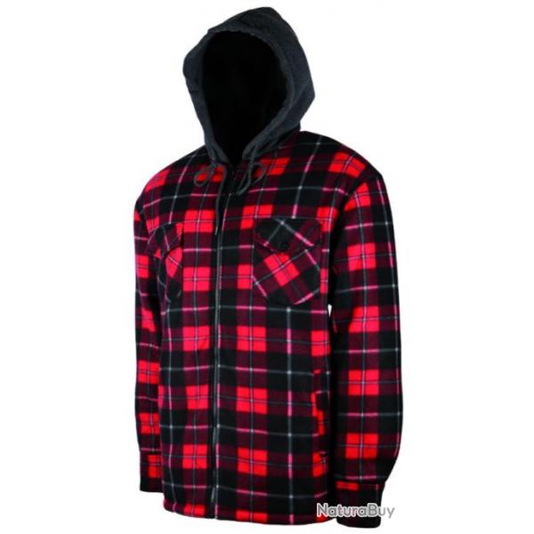 Chemise polaire sherpa rouge Treeland M