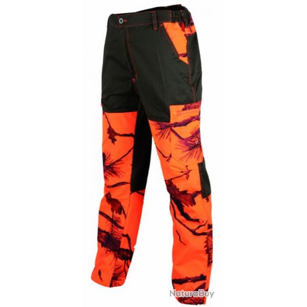 Pantalon camo orange Maquisard Treeland 38