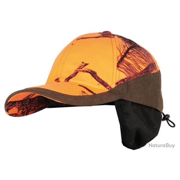 Casquette chaude orange Thermo-hunt Somlys 61