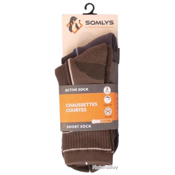 Chaussettes Coolmax Lot de 2 Somlys 40