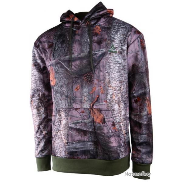 Sweat  capuche camo Forest Treeland M