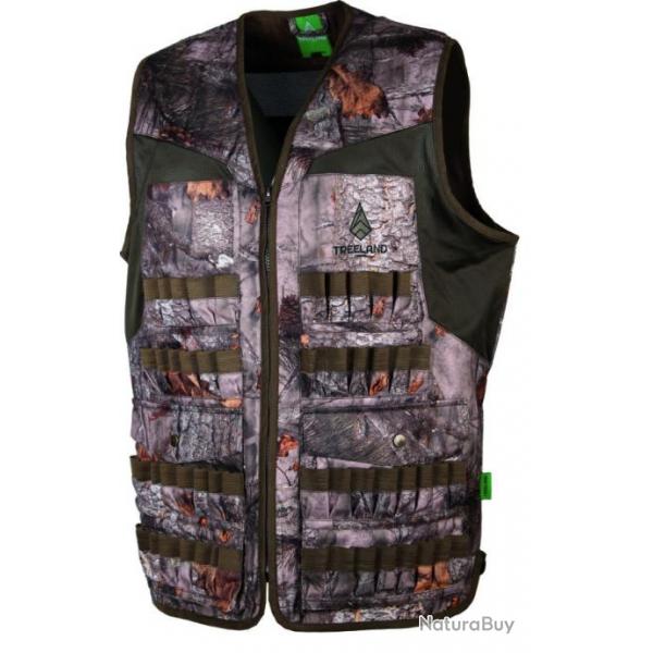 Gilet  cartouches camo forest Treeland L