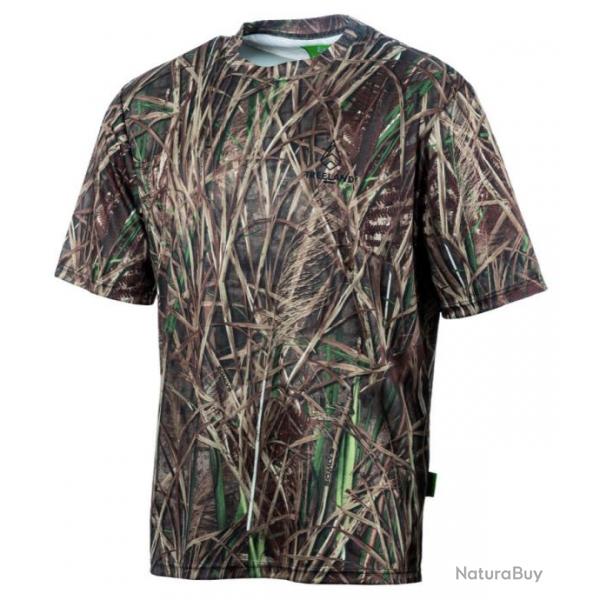 Tee-shirt camo roseaux Treeland S