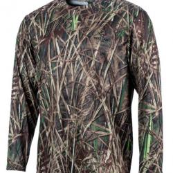 Tee-shirt manches longues camo roseaux Treeland S