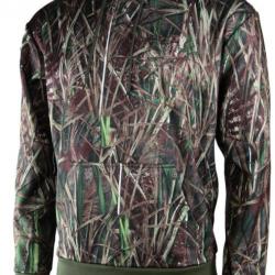 Sweat polaire camouflage roseaux Treeland XXL