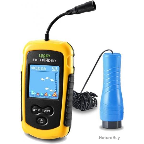 Portable Fish Finder Dtecteur de Poisson Sonar- ondeur pour la pche sur glace surf Pche