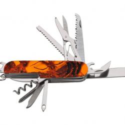 Couteau de chasse pliant Ligne Verney-Carron Kronos - Camo Orange