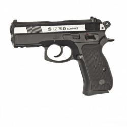 Pistolet CZ 75D Compact Duotone Glissière métal - 4,5 mm Co2 Bbs Steel